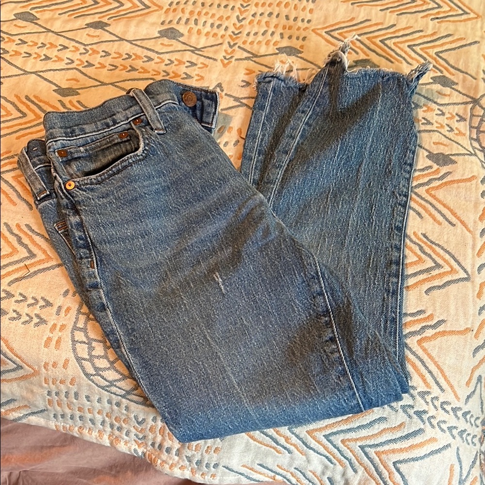Madewell Highrise Slim Boy Jean